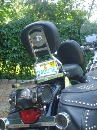 ORIGINALES US-NUMMERNSCHILD MIT DEN ANMELDEDATEN